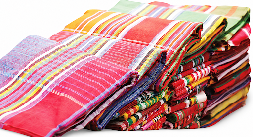 Folded Cotton Lungi Fabric